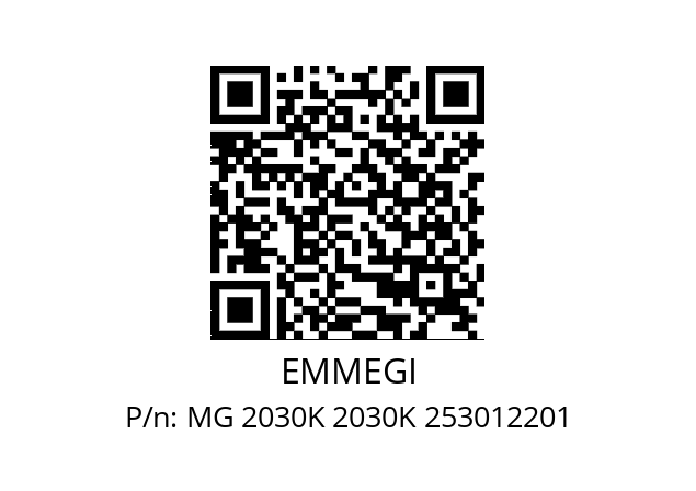   EMMEGI MG 2030K 2030K 253012201