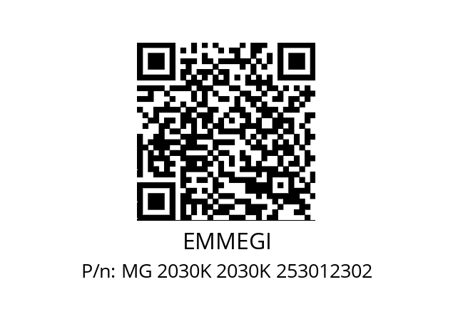   EMMEGI MG 2030K 2030K 253012302