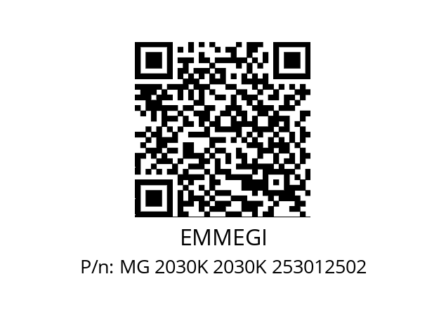   EMMEGI MG 2030K 2030K 253012502