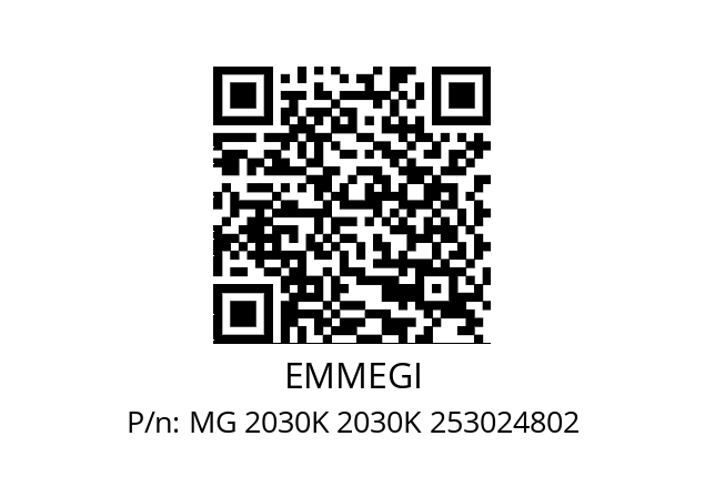   EMMEGI MG 2030K 2030K 253024802