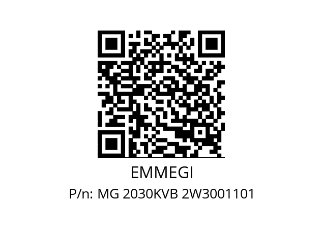   EMMEGI MG 2030KVB 2W3001101