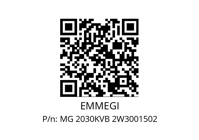   EMMEGI MG 2030KVB 2W3001502