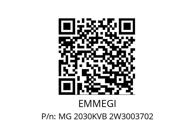   EMMEGI MG 2030KVB 2W3003702