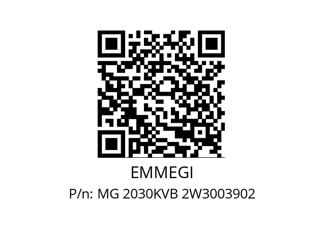   EMMEGI MG 2030KVB 2W3003902