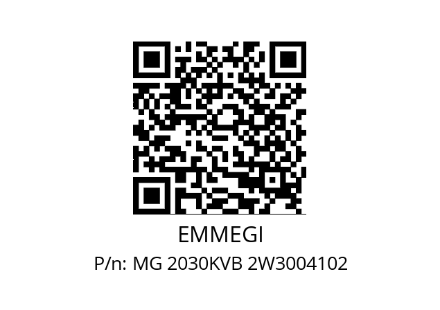   EMMEGI MG 2030KVB 2W3004102