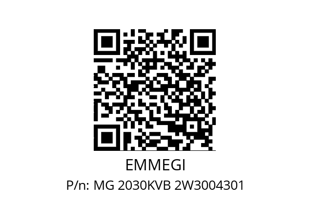   EMMEGI MG 2030KVB 2W3004301