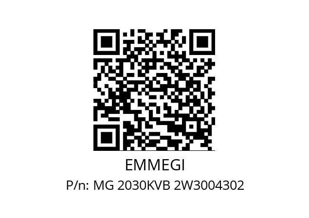   EMMEGI MG 2030KVB 2W3004302