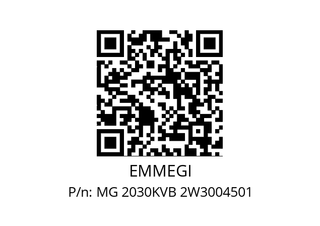   EMMEGI MG 2030KVB 2W3004501