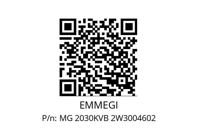   EMMEGI MG 2030KVB 2W3004602