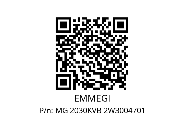   EMMEGI MG 2030KVB 2W3004701