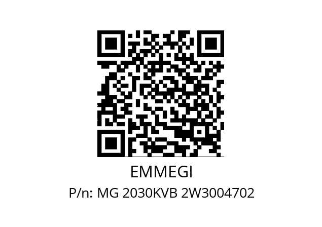   EMMEGI MG 2030KVB 2W3004702