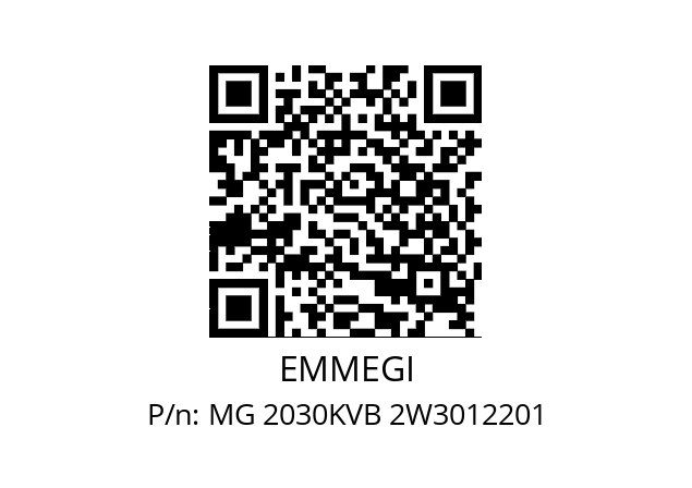   EMMEGI MG 2030KVB 2W3012201