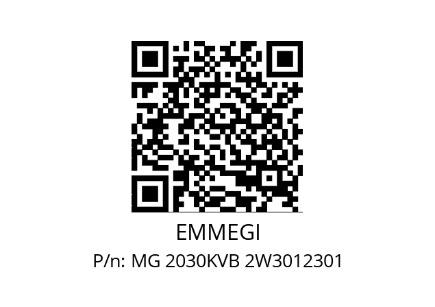   EMMEGI MG 2030KVB 2W3012301