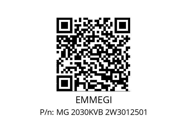   EMMEGI MG 2030KVB 2W3012501