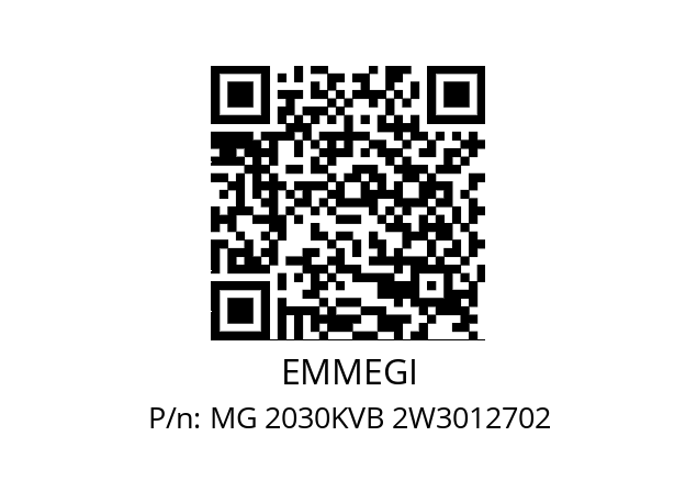   EMMEGI MG 2030KVB 2W3012702