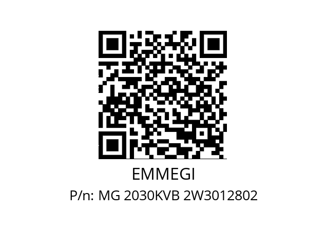   EMMEGI MG 2030KVB 2W3012802