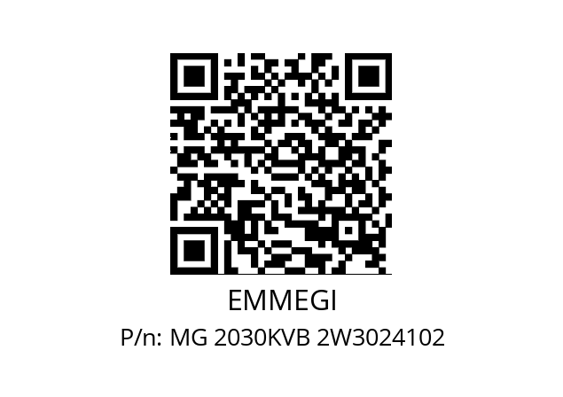   EMMEGI MG 2030KVB 2W3024102