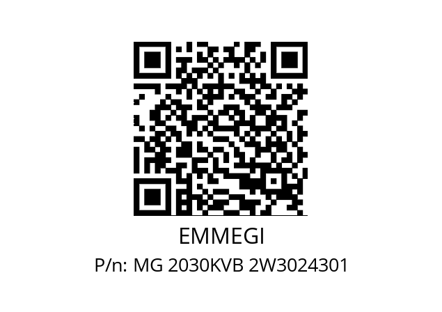   EMMEGI MG 2030KVB 2W3024301