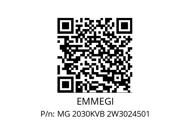   EMMEGI MG 2030KVB 2W3024501