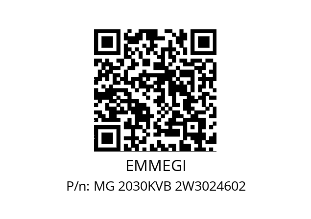   EMMEGI MG 2030KVB 2W3024602