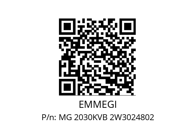   EMMEGI MG 2030KVB 2W3024802