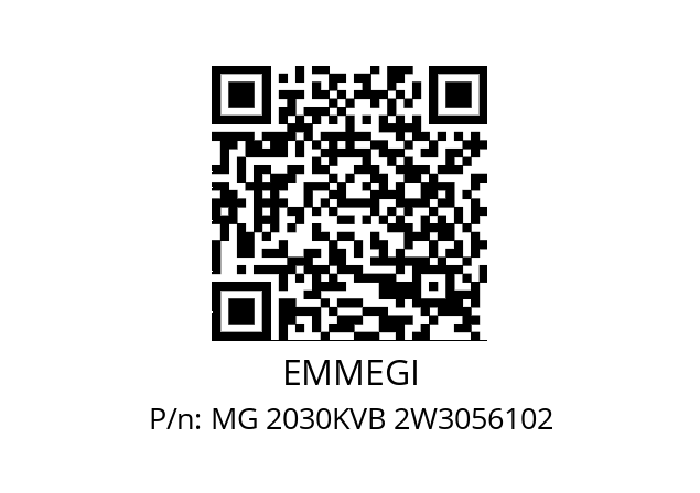   EMMEGI MG 2030KVB 2W3056102