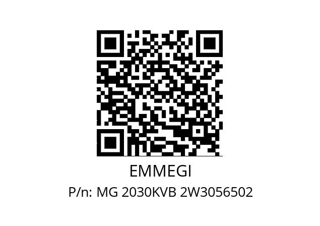   EMMEGI MG 2030KVB 2W3056502