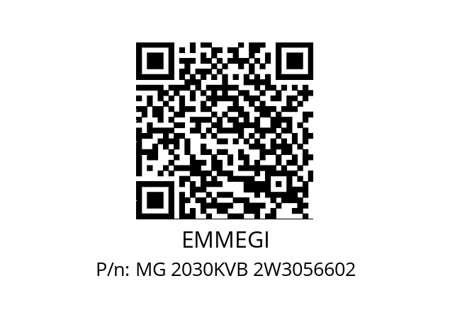   EMMEGI MG 2030KVB 2W3056602