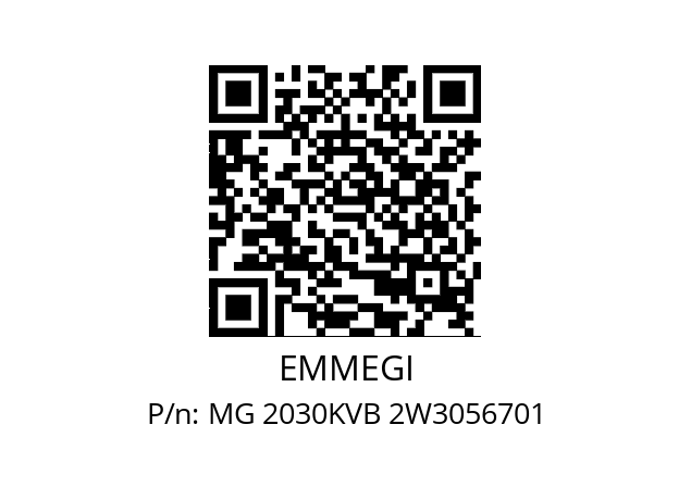   EMMEGI MG 2030KVB 2W3056701