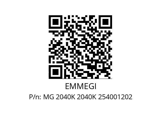   EMMEGI MG 2040K 2040K 254001202