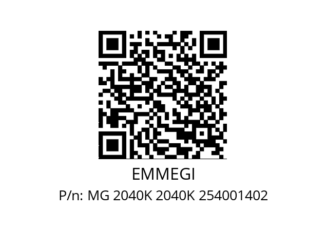   EMMEGI MG 2040K 2040K 254001402