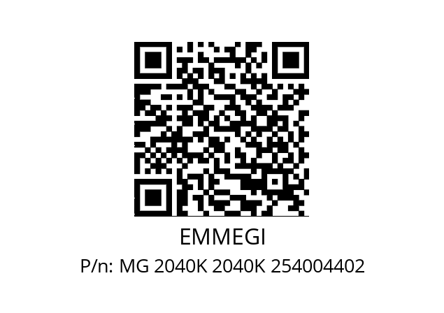   EMMEGI MG 2040K 2040K 254004402