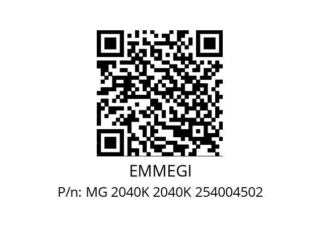   EMMEGI MG 2040K 2040K 254004502