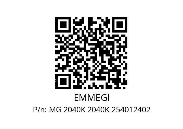   EMMEGI MG 2040K 2040K 254012402