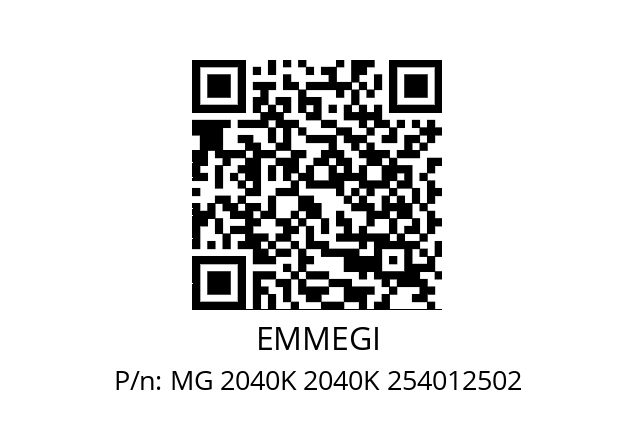   EMMEGI MG 2040K 2040K 254012502