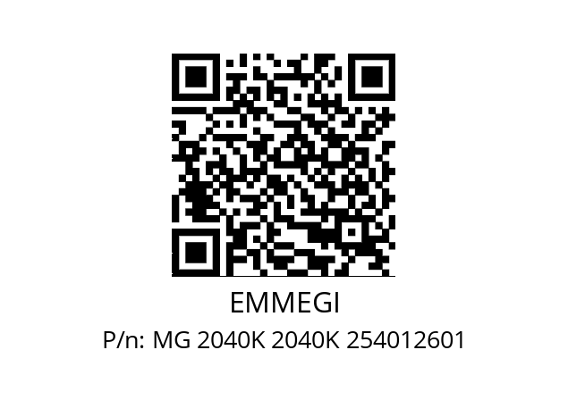   EMMEGI MG 2040K 2040K 254012601