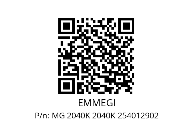   EMMEGI MG 2040K 2040K 254012902