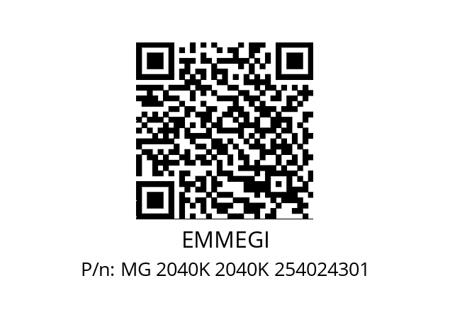   EMMEGI MG 2040K 2040K 254024301