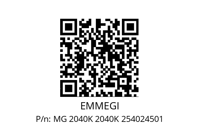   EMMEGI MG 2040K 2040K 254024501