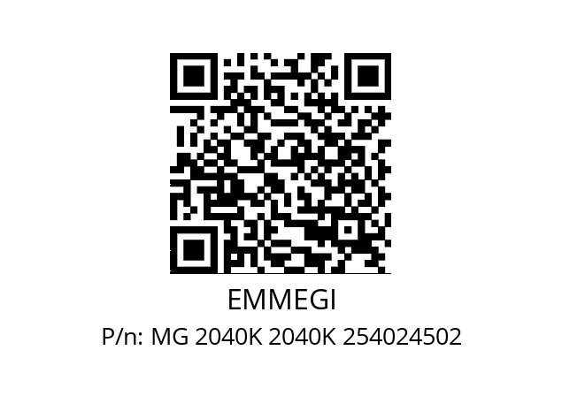   EMMEGI MG 2040K 2040K 254024502