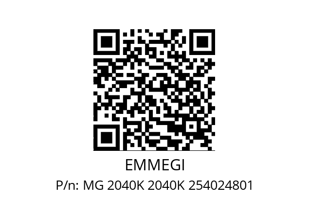   EMMEGI MG 2040K 2040K 254024801