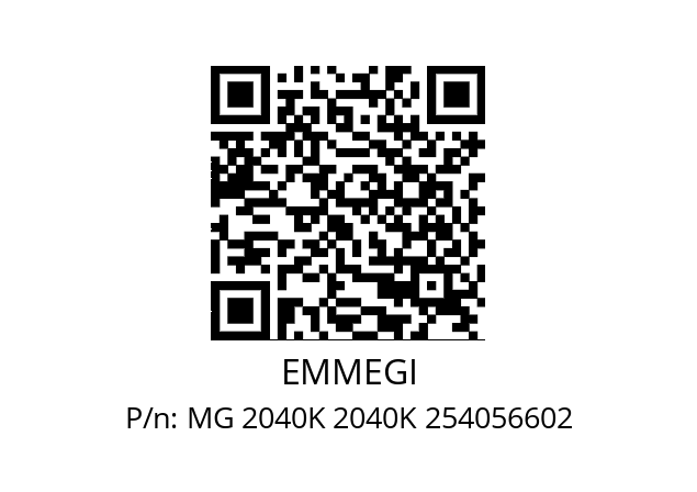   EMMEGI MG 2040K 2040K 254056602