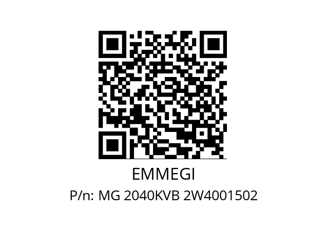   EMMEGI MG 2040KVB 2W4001502