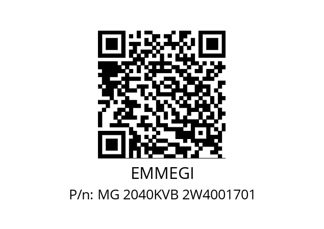   EMMEGI MG 2040KVB 2W4001701