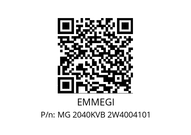   EMMEGI MG 2040KVB 2W4004101