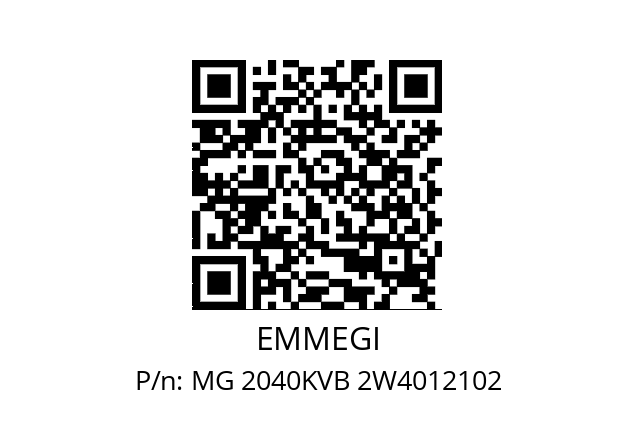   EMMEGI MG 2040KVB 2W4012102