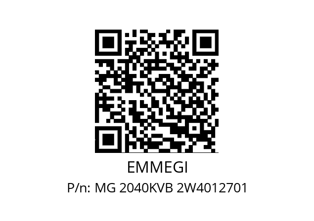   EMMEGI MG 2040KVB 2W4012701