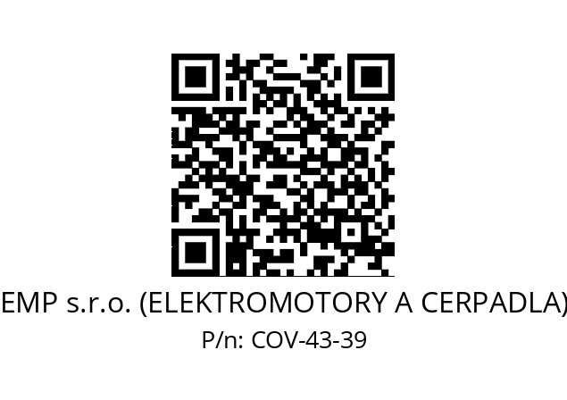   EMP s.r.o. (ELEKTROMOTORY A CERPADLA) COV-43-39