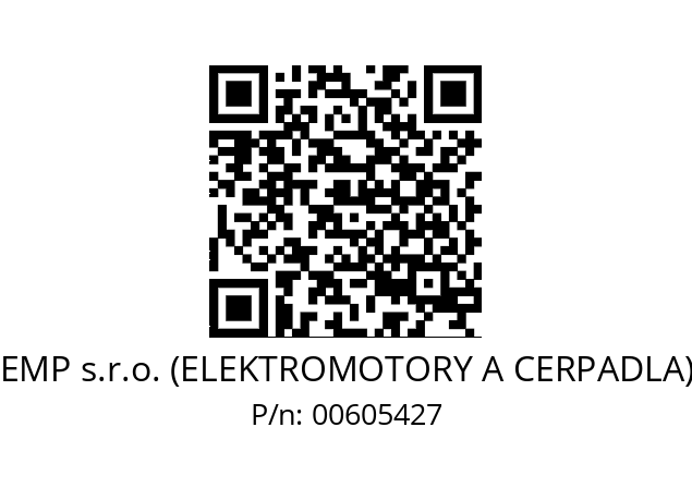   EMP s.r.o. (ELEKTROMOTORY A CERPADLA) 00605427