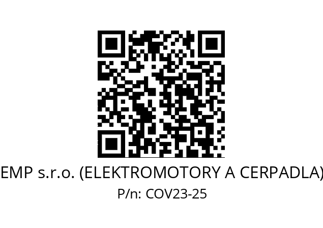   EMP s.r.o. (ELEKTROMOTORY A CERPADLA) COV23-25